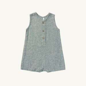 NEW - Rylee + Cru Maverick romper heathered indigo​